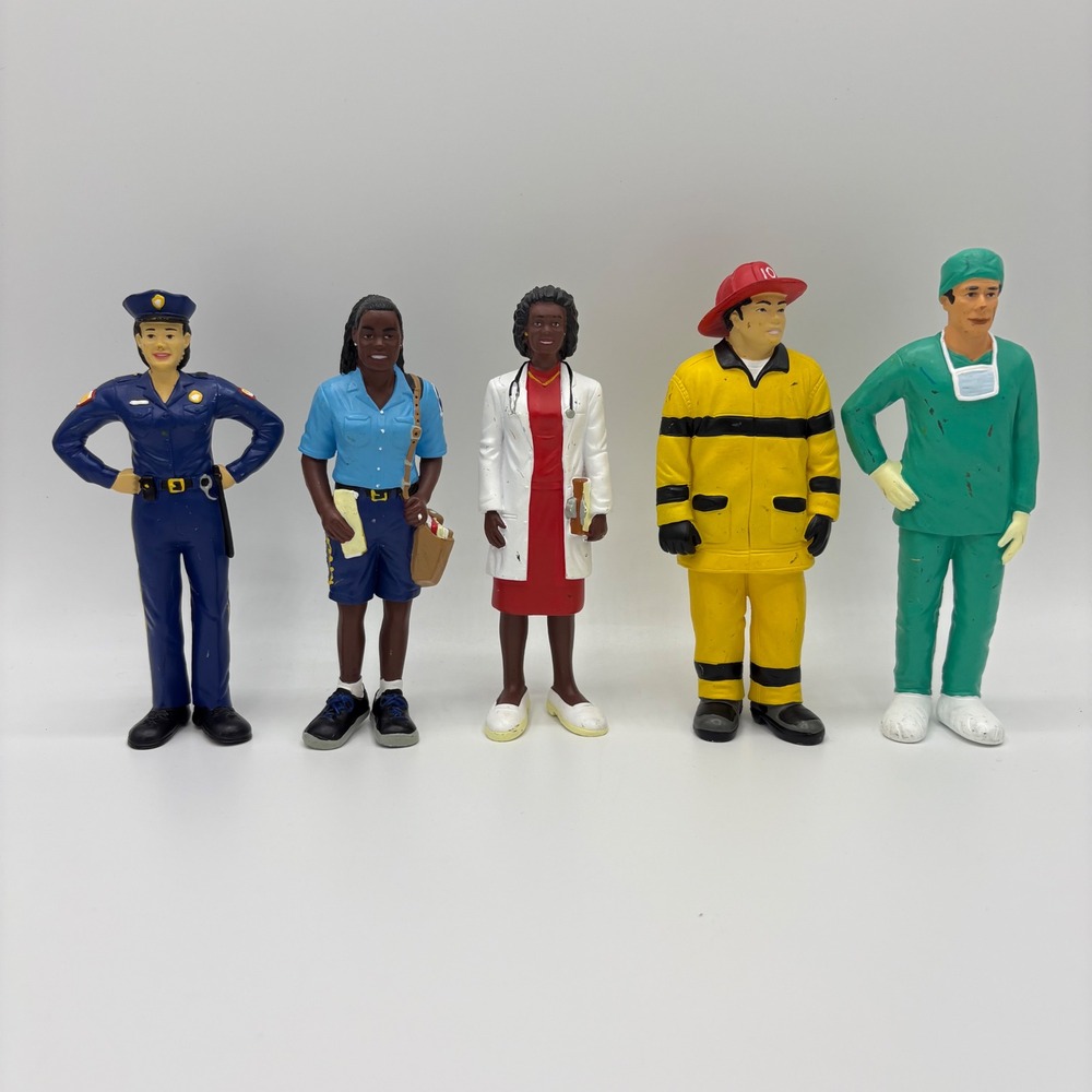 Lakeshore‎ Community Helpers First Responders Lot of 5 Figures Career Toy Set